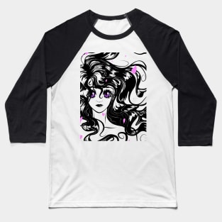 Orchid Baseball T-Shirt